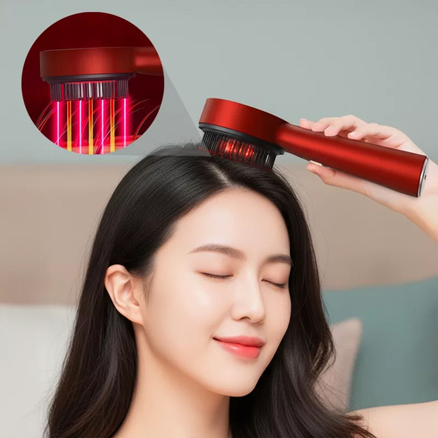 HairGrow RedLight Brush - By Laurain